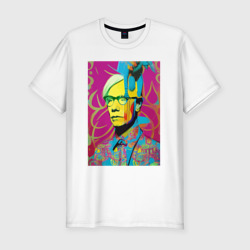 Мужская футболка хлопок Slim Andy Warhol - pop art