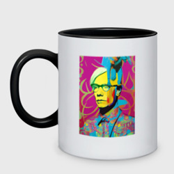 Кружка двухцветная Andy Warhol - pop art