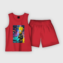Детская пижама с шортами хлопок Bart Simpson - urban fantasy
