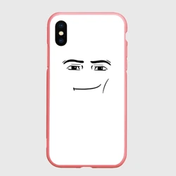 Чехол для iPhone XS Max матовый Man Face meme бебрик