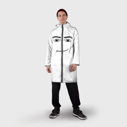 Дождевик унисекс 3D Man Face meme бебрик - фото 2