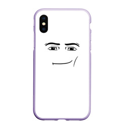 Чехол для iPhone XS Max матовый Одежда Man Face Roblox