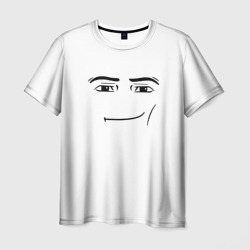 Мужская футболка 3D Одежда Man Face Roblox