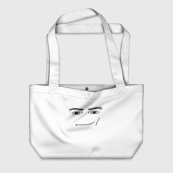Пляжная сумка 3D Одежда Man Face Roblox