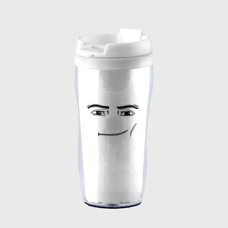 Термокружка-непроливайка Одежда Man Face Roblox