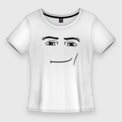 Женская футболка 3D Slim Одежда Man Face Roblox