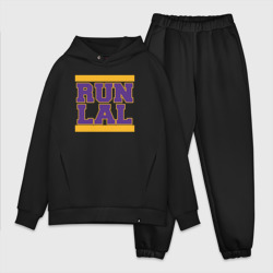 Мужской костюм oversize хлопок Run Lakers