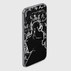 Чехол для iPhone 16 силиконовый с защитой камеры Габимару - иероглифы - фото 2