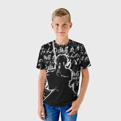 Детская футболка 3D Габимару - иероглифы - фото 2