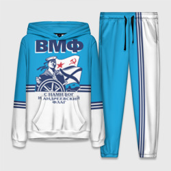 Женский костюм с толстовкой 3D ВМФ - военно-морской флот