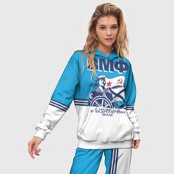 Женский костюм с толстовкой 3D ВМФ - военно-морской флот - фото 2