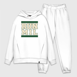 Мужской костюм oversize хлопок Run Milwaukee Bucks