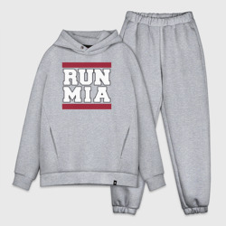 Мужской костюм oversize хлопок Run Miami Heat