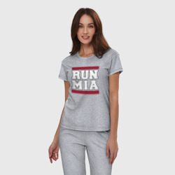 Женская пижама хлопок Run Miami Heat - фото 2