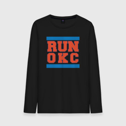 Мужской лонгслив хлопок Run Oklahoma City Thunder