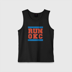 Детская майка хлопок Run Oklahoma City Thunder