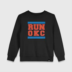 Детский свитшот хлопок Run Oklahoma City Thunder