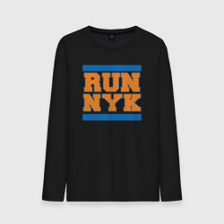 Мужской лонгслив хлопок Run New York Knicks