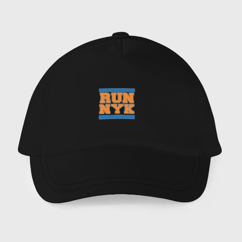 Детская бейсболка Run New York Knicks, цвет черный - фото 2