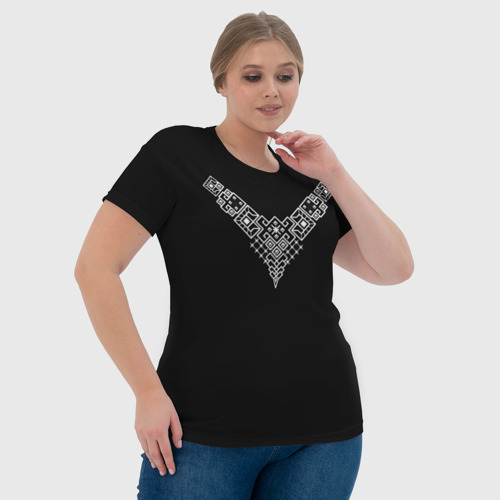 Женская футболка 3D Ожерелье, цвет 3D печать - фото 6
