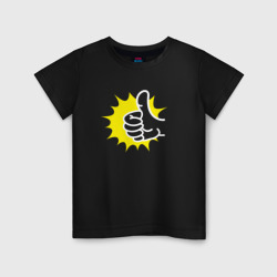 Детская футболка хлопок Палец вверх лайк