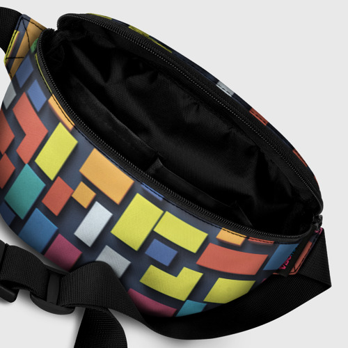 Поясная сумка 3D Тетрис цветные кубики - фото 7
