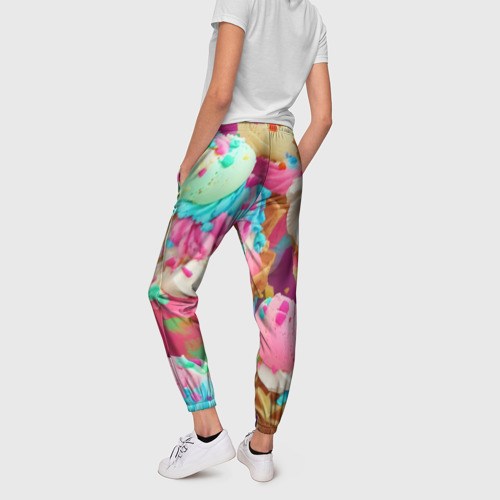 Женские брюки 3D Сладкая жизнь, цвет 3D печать - фото 4