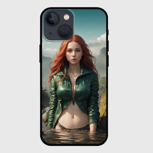 Чехол для iPhone 13 mini Девушка в воде
