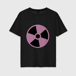 Женская футболка хлопок Oversize Nuclear dander