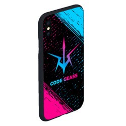 Чехол для iPhone XS Max матовый Code Geass - neon gradient - фото 2