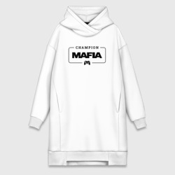 Платье-худи хлопок Mafia gaming champion: рамка с лого и джойстиком