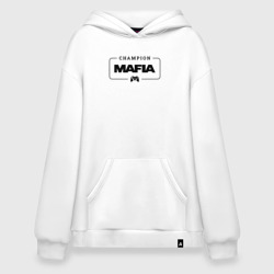 Худи SuperOversize хлопок Mafia gaming champion: рамка с лого и джойстиком