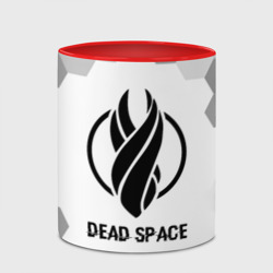 Кружка с полной запечаткой Dead Space glitch на светлом фоне - фото 2