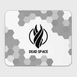 Прямоугольный коврик для мышки Dead Space glitch на светлом фоне