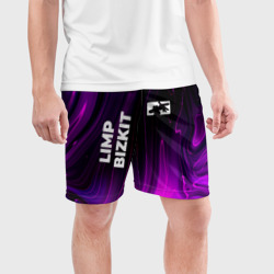 Мужские шорты спортивные Limp Bizkit violet plasma - фото 2