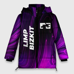 Женская зимняя куртка Oversize Limp Bizkit violet plasma