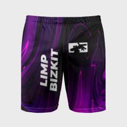Мужские шорты спортивные Limp Bizkit violet plasma
