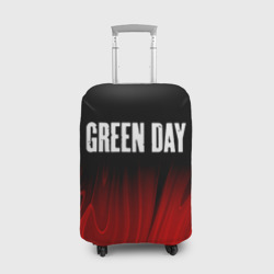 Чехол для чемодана 3D Green Day red plasma