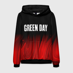 Мужская толстовка 3D Green Day red plasma