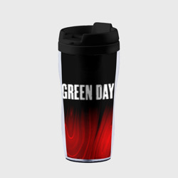 Термокружка-непроливайка Green Day red plasma