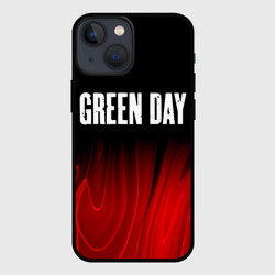 Чехол для iPhone 13 mini Green Day red plasma