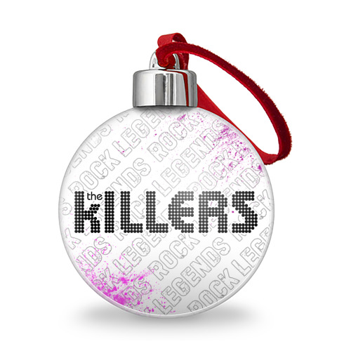 Ёлочный шар The Killers rock Legends: надпись и символ