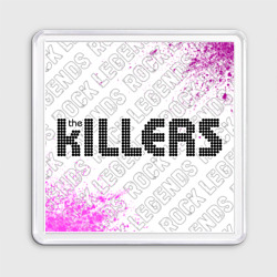 Магнит 55*55 The Killers rock Legends: надпись и символ