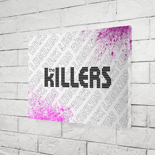 Холст прямоугольный The Killers rock Legends: надпись и символ, цвет 3D печать - фото 3