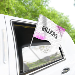 Флаг для автомобиля The Killers rock Legends: надпись и символ - фото 2