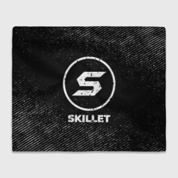 Плед 3D Skillet с потертостями на темном фоне