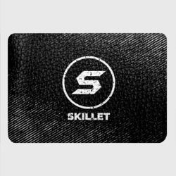 Картхолдер с принтом Skillet с потертостями на темном фоне - фото 2