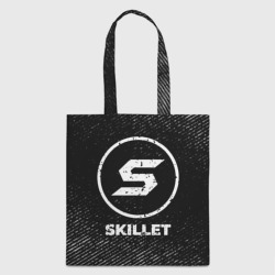 Шоппер 3D Skillet с потертостями на темном фоне