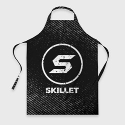 Фартук 3D Skillet с потертостями на темном фоне