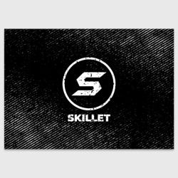 Поздравительная открытка Skillet с потертостями на темном фоне